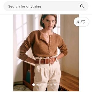 Sezane Gaspard Jumper Camel size S
